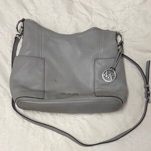Michael Kors Pebble Gray Shoulder Bag